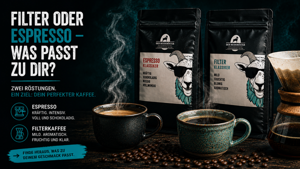 Filter oder Espresso – was passt zu dir?