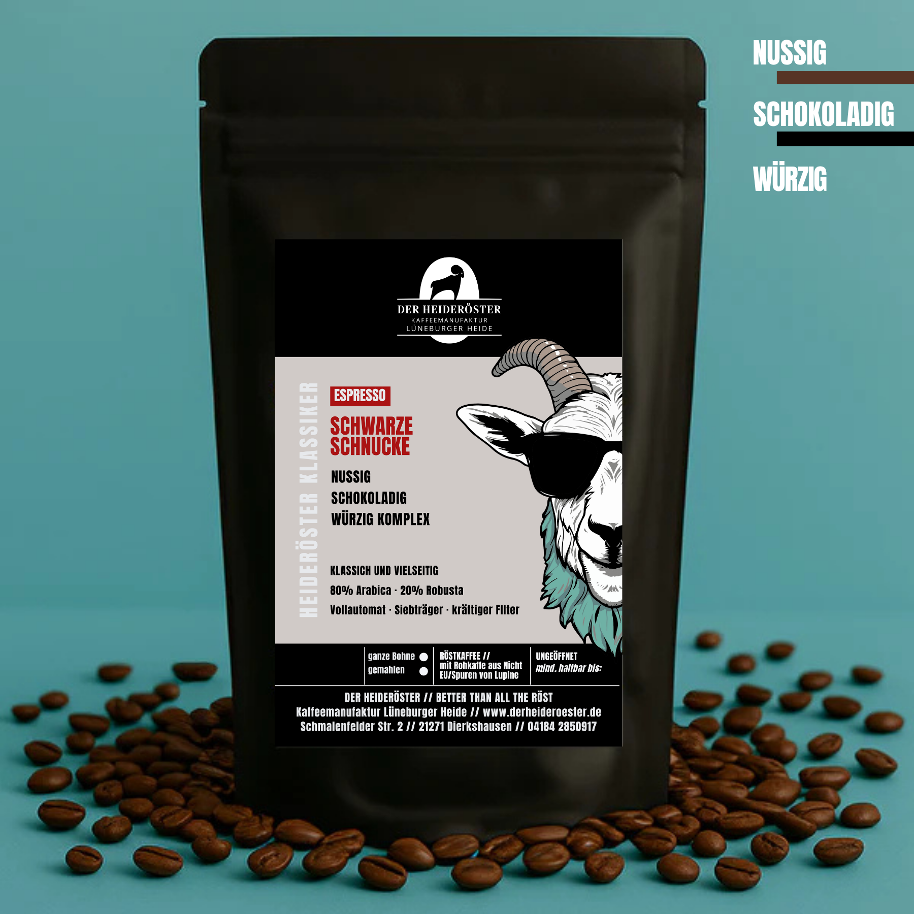 DER BESTSELLER: SCHWARZE SCHNUCKE ESPRESSO (B2B)