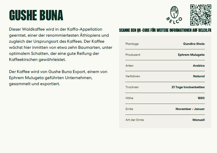 ÄTHIOPIEN GUNDIRA SHOLA FILTERKAFFEE