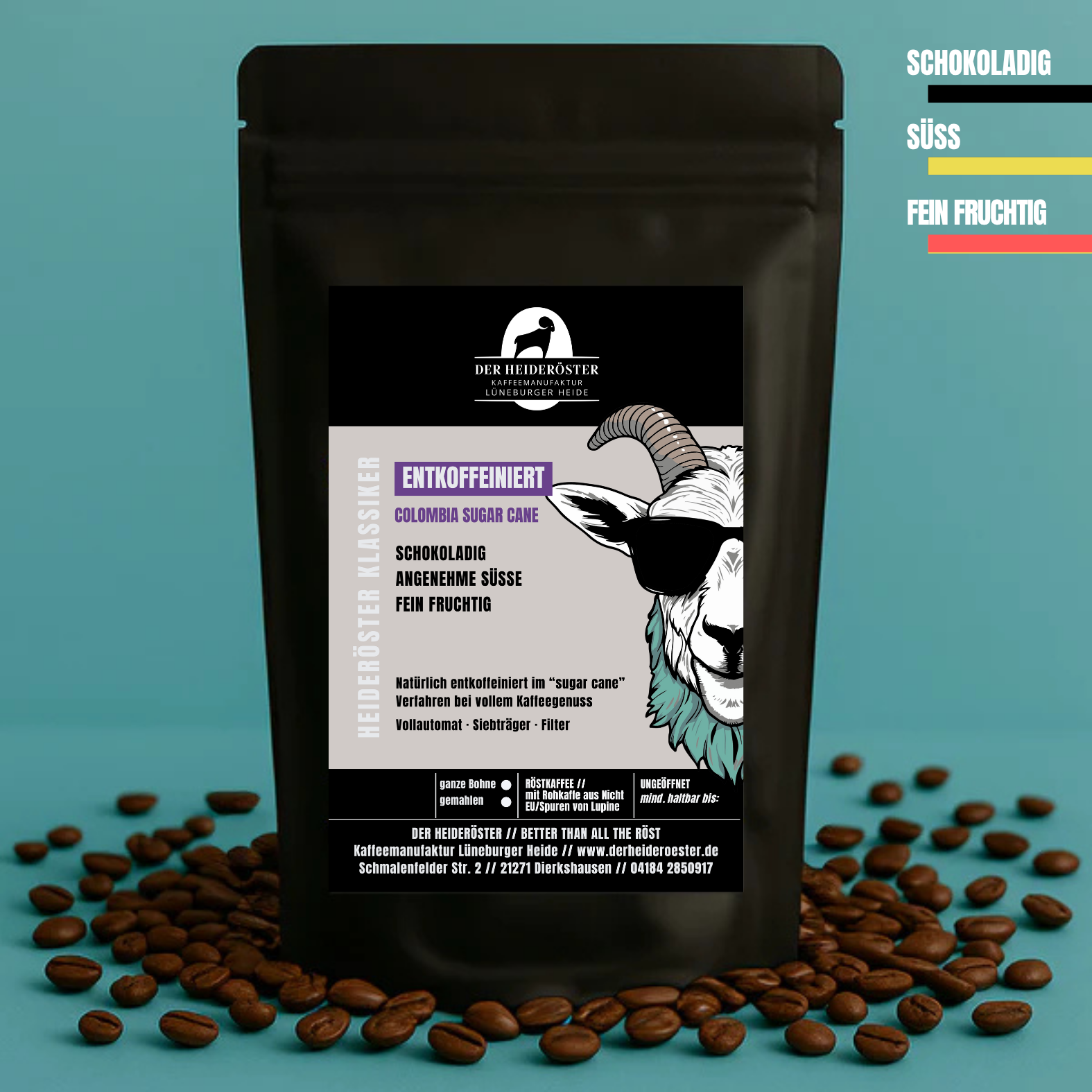 COLOMBIA "SUGAR CANE" // ENTKOFFEINIERT (B2B)