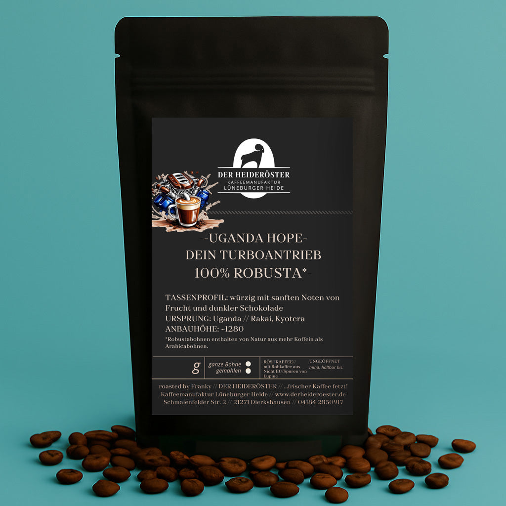 EUER TURBOANTRIEB: UGANDA HOPE (ROBUSTA)